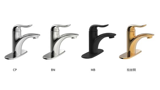 Smooth Lines And Ergonomic Basin Faucet Wing Shaped Handle Easy To Control Water Flow And Temperature