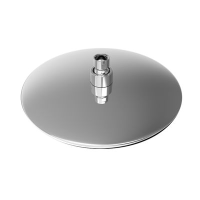 Fixed Support Type Bathroom Showers Classic Round Design Hot And Cold Water Function ABS Plastic Material