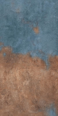6 X 12 Decorative Ceramic Tile Blue And Tan Glazed Ceramic Wall Tile