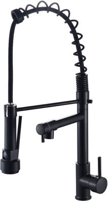 Easy Installation Pull Out Kitchen Faucet With Ceramic Valve Core And Zinc Material For Contemporary Kitchen Room