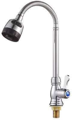 Slender Columnar Shape Kitchen Sink Taps For Various Kitchen Decoration Styles
