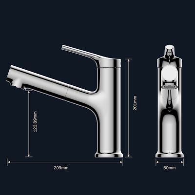 Oem Fujian Production Bathroom Basin Taps Surface Pumping Faucet