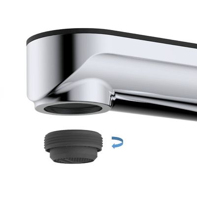Simple Art Single Handle Brass Taps Bathroom Sink Faucet Modern