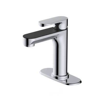 Hotel Bathroom Basin Faucet Single Handle Brass Faucet Installed On The Deck
