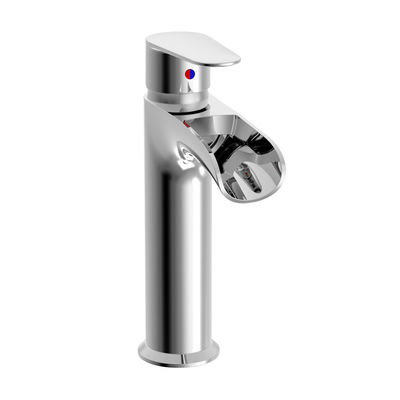 Single Hole Installation Bathroom Countertop Hot And Cold Faucet Deck Mounted