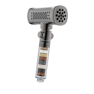 High Pressure Handheld Shower Dual Nozzle Filter Handheld Bath Spray