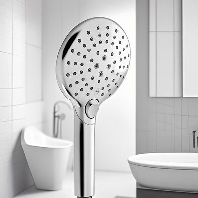 Nianyi Polished Bathroom Hand Shower Head High Pressure 3 Function Hand Shower