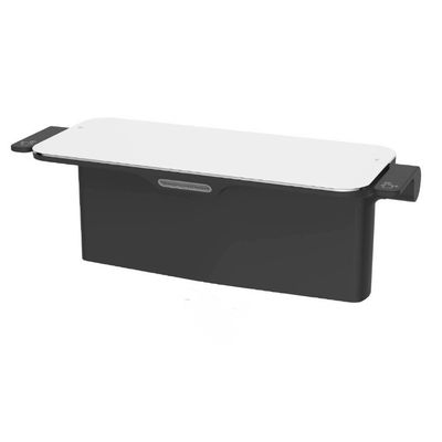 LED Indicator Light Brass Storage Shelving Basin Faucet Bathroom Faucet Saves Space