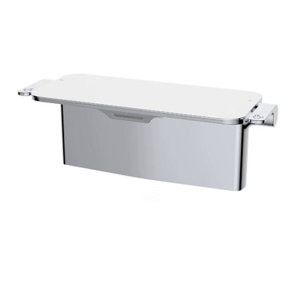 LED Indicator Light Brass Storage Shelving Basin Faucet Bathroom Faucet Saves Space