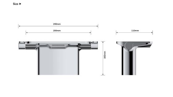 Double Handle Installation Silver Bathroom Shelving Basin Faucet  Ceramic Valve Core