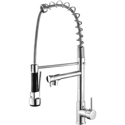 Industrial Style Single Handle Double Kitchen Taps Single Hole Installation Kitchen Faucet