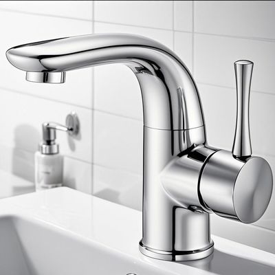 Brushed Nickel Bathroom Faucet Stainless Steel Waterfall Basin Tap