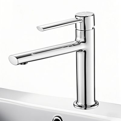 Brushed Nickel Bathroom Tap Hotel Stainless Steel Bathroom Sink Taps