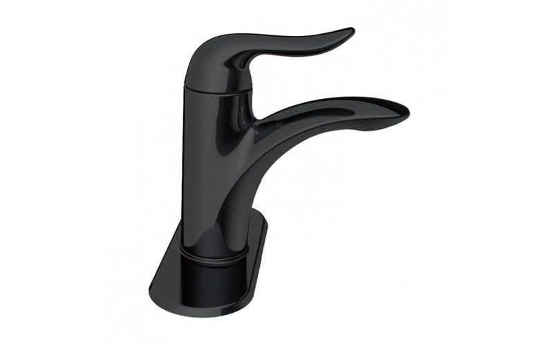 Smooth Lines And Ergonomic Basin Faucet Wing Shaped Handle Easy To Control Water Flow And Temperature