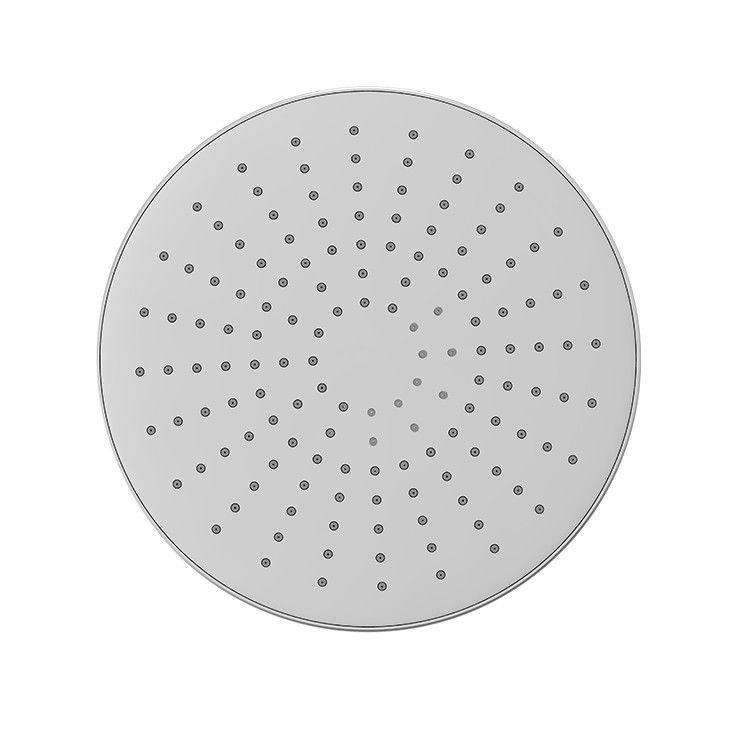 Fixed Support Type Bathroom Showers Classic Round Design Hot And Cold Water Function ABS Plastic Material