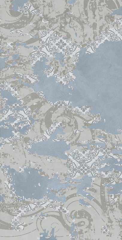 Light Gray 6 X 12 Ceramic Wall Tile / 9mm Glazed Porcelain Tile