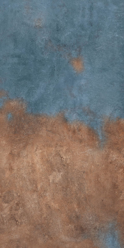 6 X 12 Decorative Ceramic Tile Blue And Tan Glazed Ceramic Wall Tile