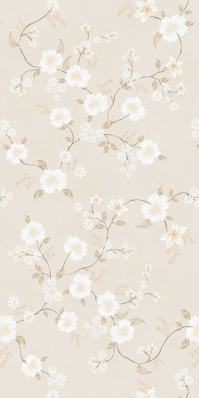 Elegant Song ChrysanthemumElegance glazed porcelain glass floor ceramic glazed tile wholesale Thickness 9mm