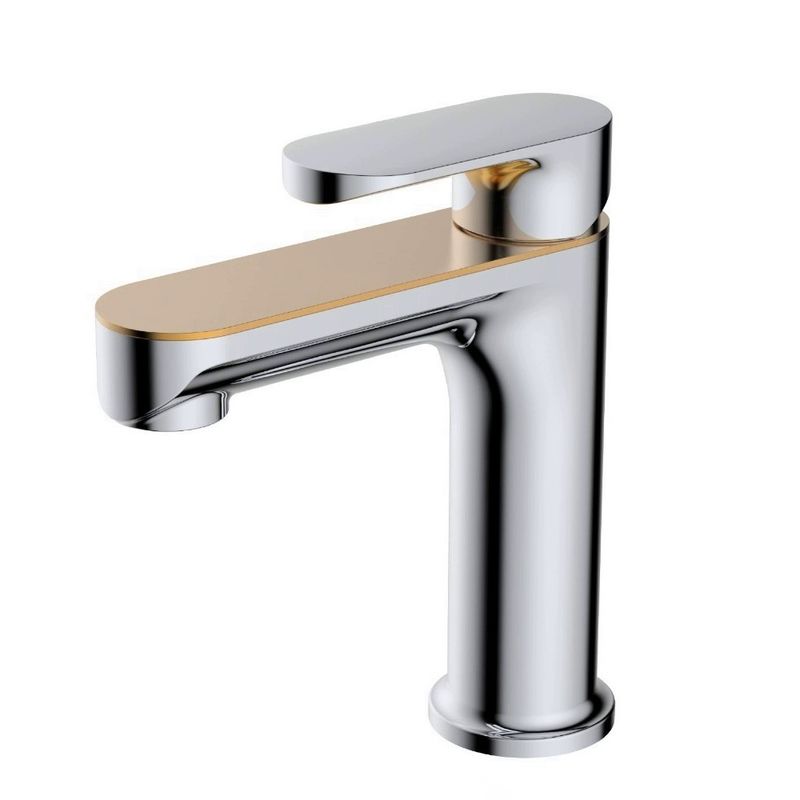 Ceramic Valve Core Hand Basin Taps Deck Mounted  Single Handle