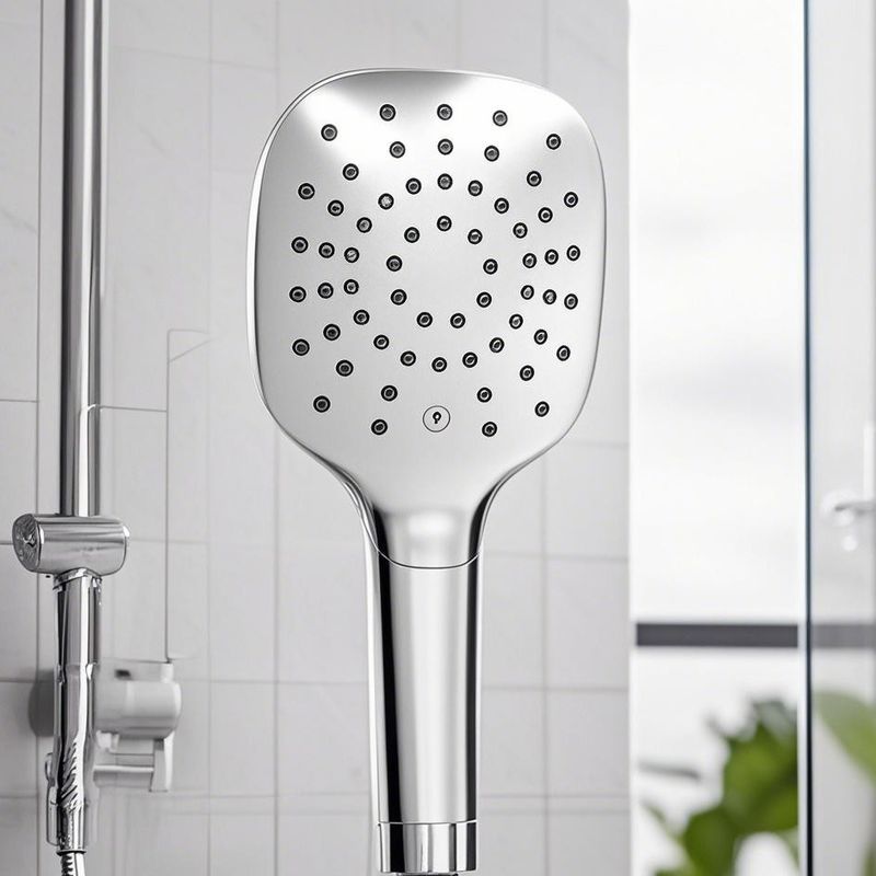 High And Short Luxury Bathroom Hotel Shower Head Buttons Can Change The Nozzle Method