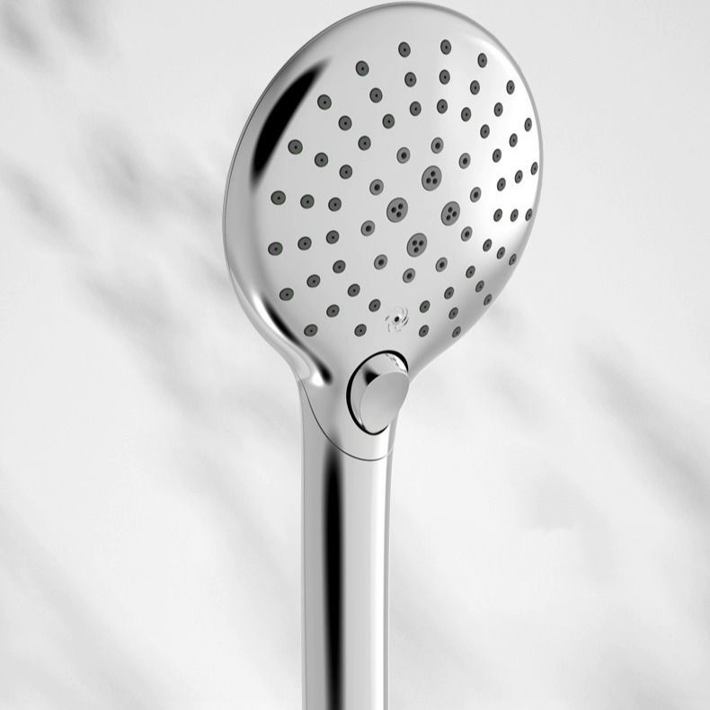 Polished Bathroom Hand Held Shower Head Gentle Water Outlet Button Replacement Method