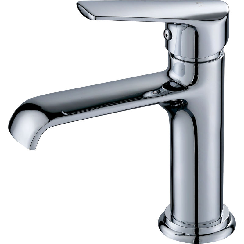 Modern Fashion Brass Polished Nickel Faucet Basin Mixer Ceramic Valve Stamen