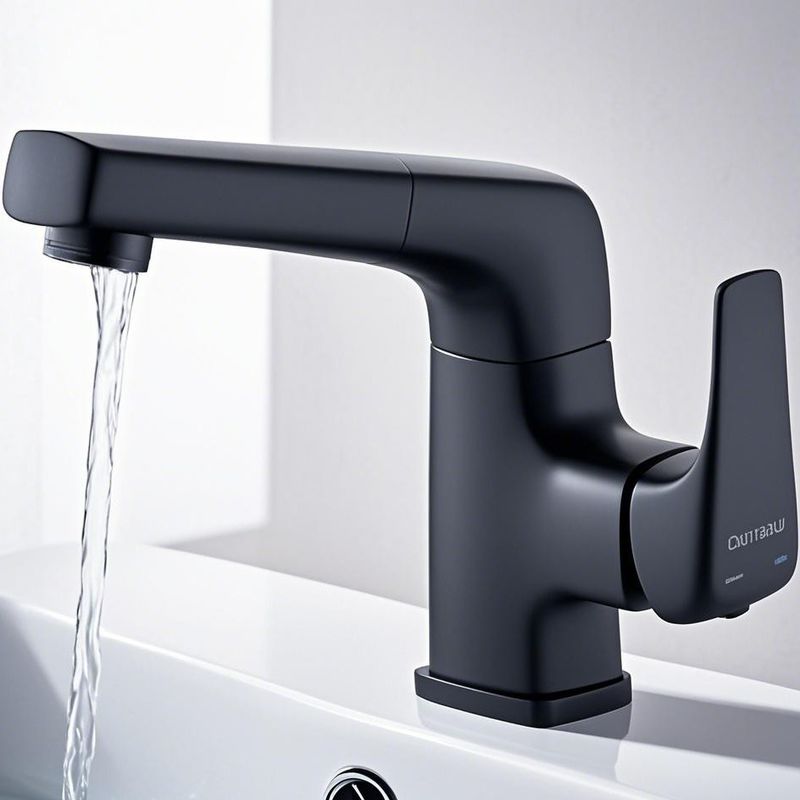 Brass Yahei Bathroom Textured Single Handle Basin Faucet Exquisite Stretch